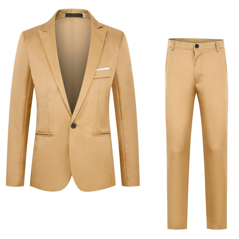 Men’s Wedding Tuxedo Suit – Classic Formal Blazer and Pants Set for Business, Party & Special Events