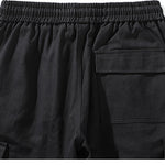 Men’s Harem Beam Pants – Casual Loose-Fit Trousers with Pocket Design, Comfortable Micro-Elastic Canvas Pants