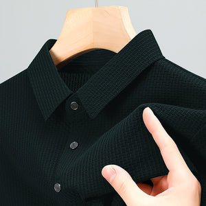 Men’s Asymmetric Nylon T-shirt | Lightweight Casual Summer Top in Multiple Colors