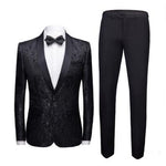 Men’s Wedding Suit Set – Elegant 2-Piece Dress Suit for Formal Events, Banquets & Parties