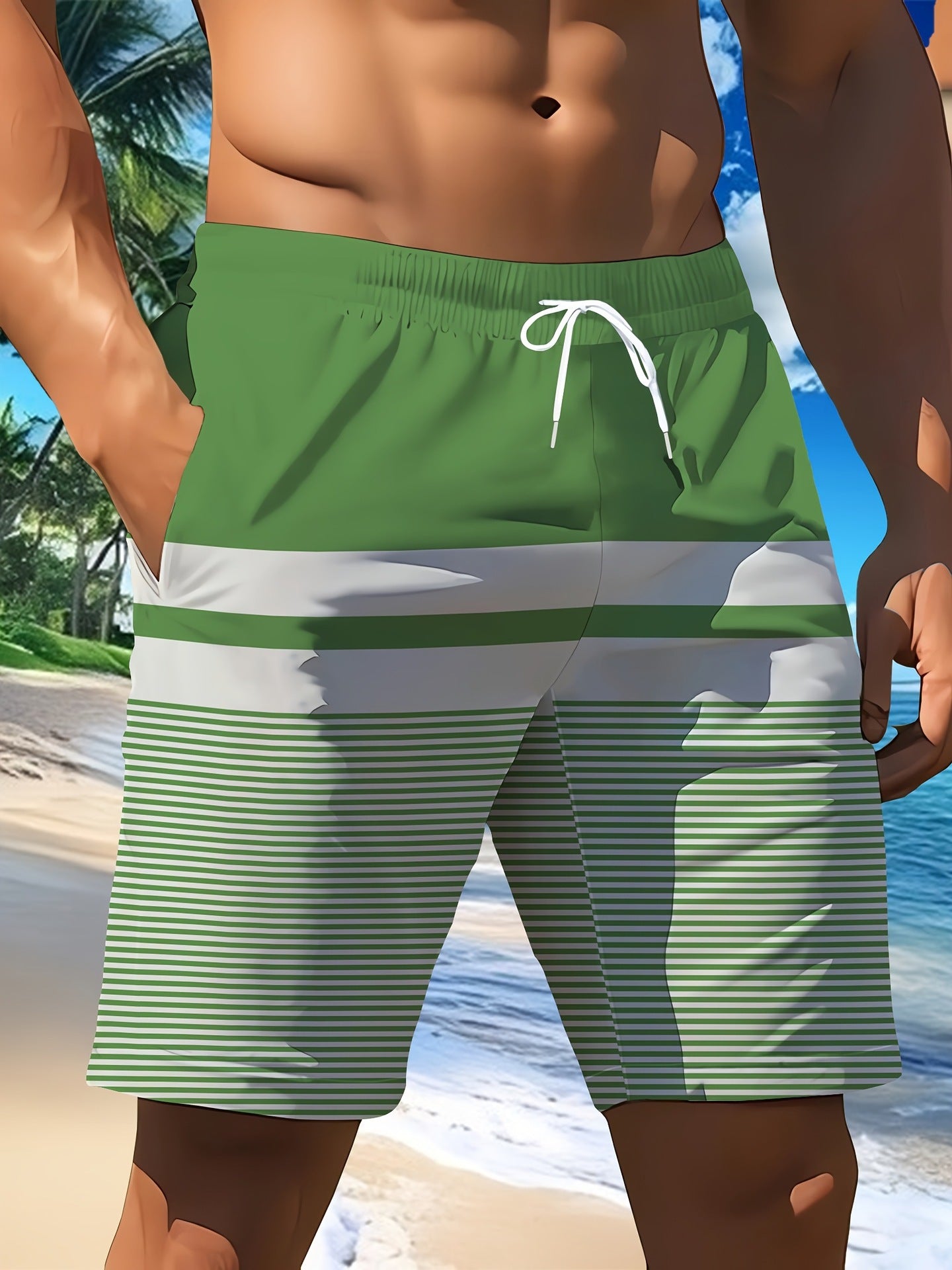 Summer Men's Casual Breathable Workout Shorts