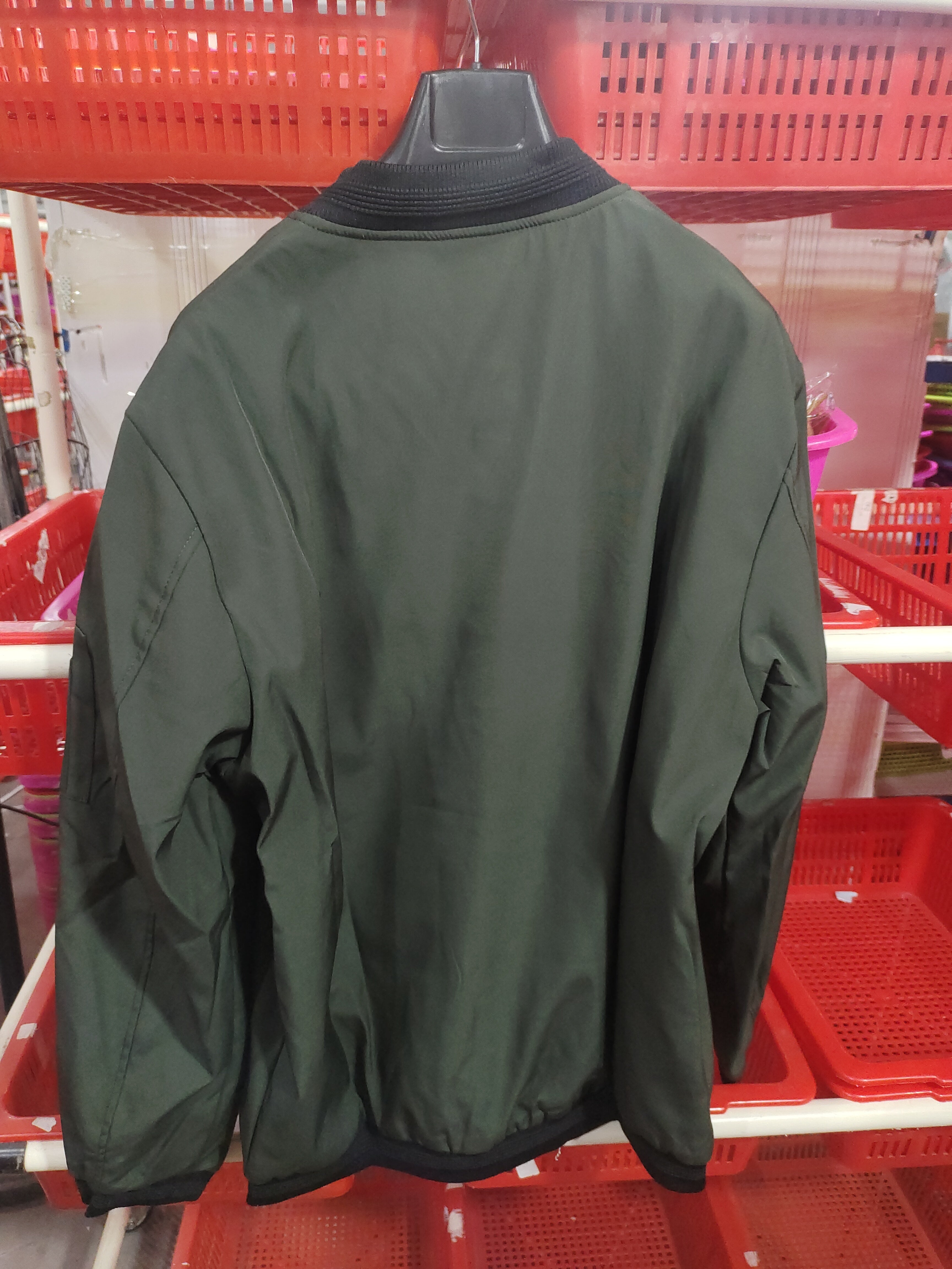 Men’s Casual Baseball Jacket – Youth Trend Stand Collar Zip-Up Coat for Street & Daily Wear