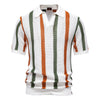 Summer Breathable Hollow Knit Polo Shirt for Men – Lightweight Short Sleeve Casual Top