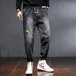 Stretch Jeans for Men – Elastic Waist Plus Size Harem Pants | Casual Denim Trousers