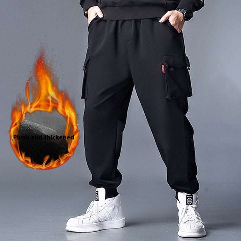 Polyester Plus Size Men's Casual Working Pants