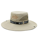 Men’s Large Brim Outdoor Hat – Mountaineering, Fishing & Travel | Breathable, Sunscreen, Flat Top Visor Hat