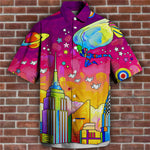 3D Personalized Printing T-Shirt for Men – Summer Loose Lapel Shirt Casual Streetwear Clothing