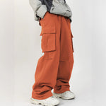 Casual Loose Three-dimensional Pocket Street Overalls – Trendy Youth Trousers for Daily Wear