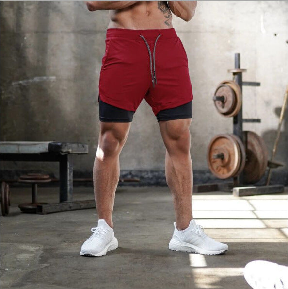 Men’s Summer Running Shorts – 2-in-1 Sports Shorts for Gym, Jogging & Outdoor Fitnes