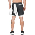 Men’s 2-in-1 Running Shorts – Quick-Dry Double-Layer Gym, Fitness, Jogging & Workout Pants