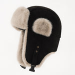 Winter Warm Suede Earmuffs Hat – Cozy, Stylish, and Protective | Soft Suede, Men & Women Cold Weather Accessory