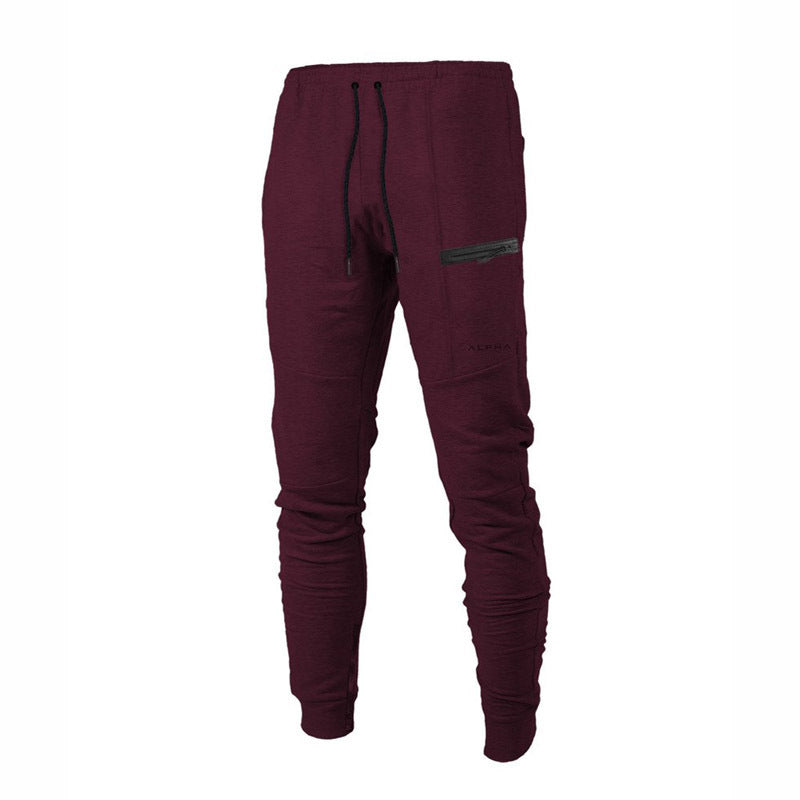 Men Fitness Jogger Pants – Casual Sweatpants with Pockets, High Street Style Sports Trousers