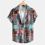 3D Personalized Printing T-Shirt for Men – Summer Loose Lapel Shirt Casual Streetwear Clothing