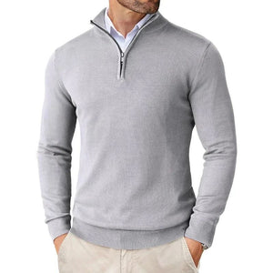 Autumn Men’s Zipper Sweater – Ultra-Thin Lightweight Jacket for Casual Street Style
