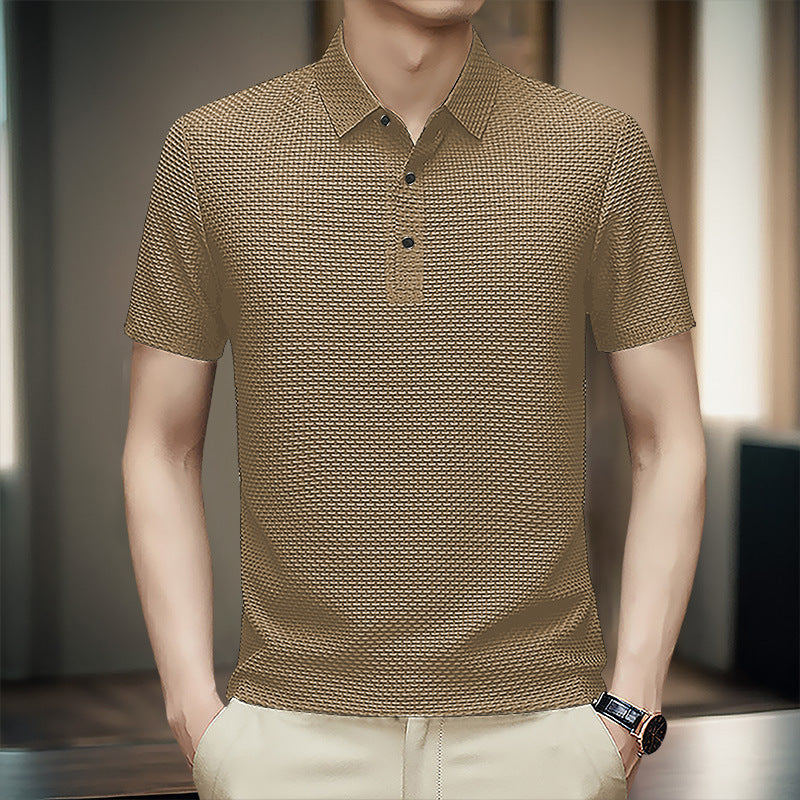 Men’s Asymmetric Nylon T-shirt | Lightweight Casual Summer Top in Multiple Colors