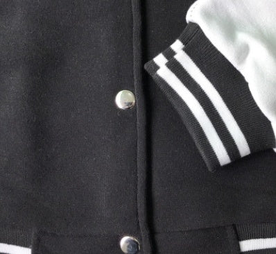 Men’s Baseball Jacket – Casual Streetwear Varsity Coat for Spring & Autumn