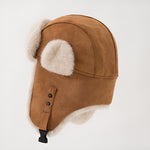 Winter Warm Suede Earmuffs Hat – Cozy, Stylish, and Protective | Soft Suede, Men & Women Cold Weather Accessory