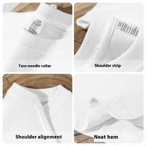 Men’s Early Autumn Western Style Base Shirt – Solid Color Cotton Long Sleeve Casual Top
