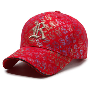 Four Seasons Embroidered Baseball Cap – Adjustable Cotton Hat for Men & Women | Breathable Sun, Wind, and Warm Protection