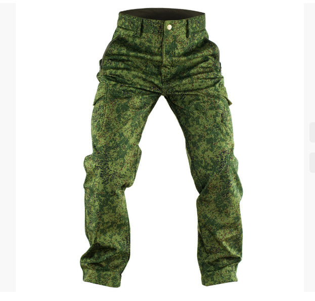 Outdoor Men's Fleece Soft Shell Pants – Waterproof, Windproof & Breathable Hiking Pants