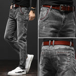 Men’s Jeans Clothing – Youth Pop Casual Denim Pants | Comfortable Cotton Blend Trousers