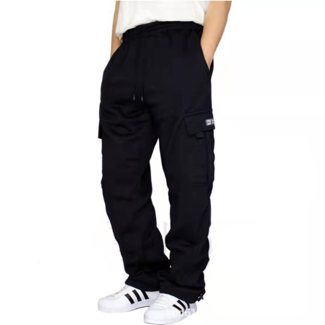 Men’s Elastic Waist Jogger Pants – Stretch Sweatpants with Drawstring for Sports, Running, and Casual Wear