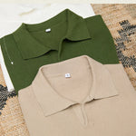 Men’s Retro Casual Knitwear – Soft Lyocell Business Pullover with Ribbed Hemline for Everyday Style