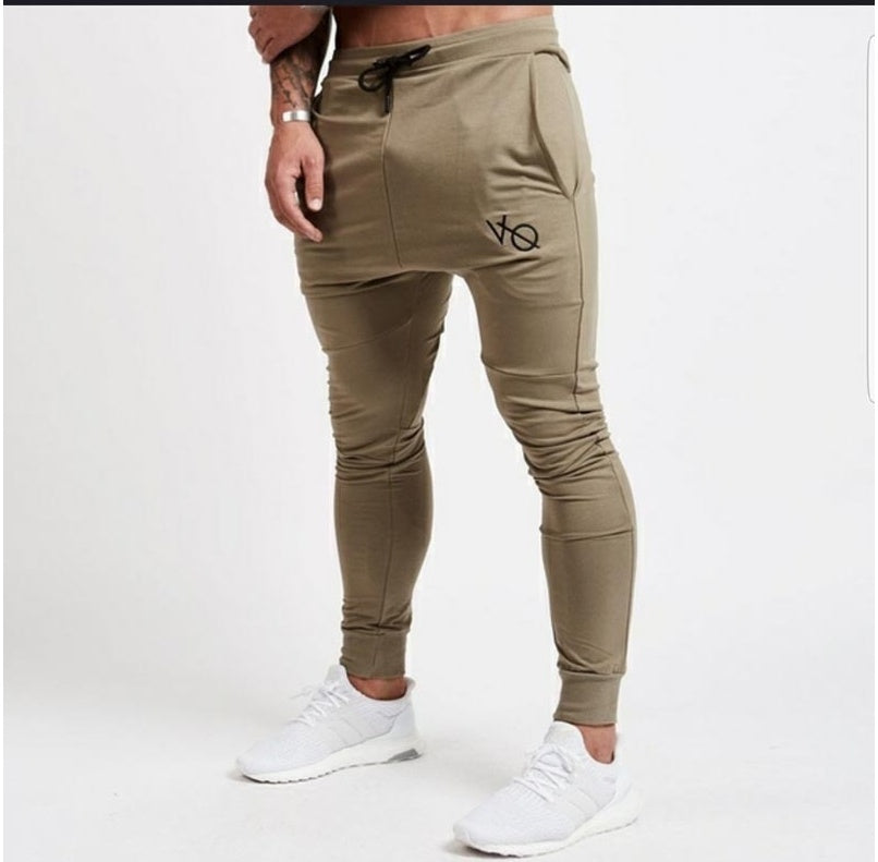 Men’s Spring & Autumn Casual Slim Sports Pants – Printed Pencil Trousers for Youth, Comfortable Everyday Wear