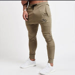 Men’s Spring & Autumn Casual Slim Sports Pants – Printed Pencil Trousers for Youth, Comfortable Everyday Wear