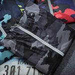 Covrlge Men’s Camouflage Jacket – Hooded Casual Luminous Zipper Coat for Spring Fashion