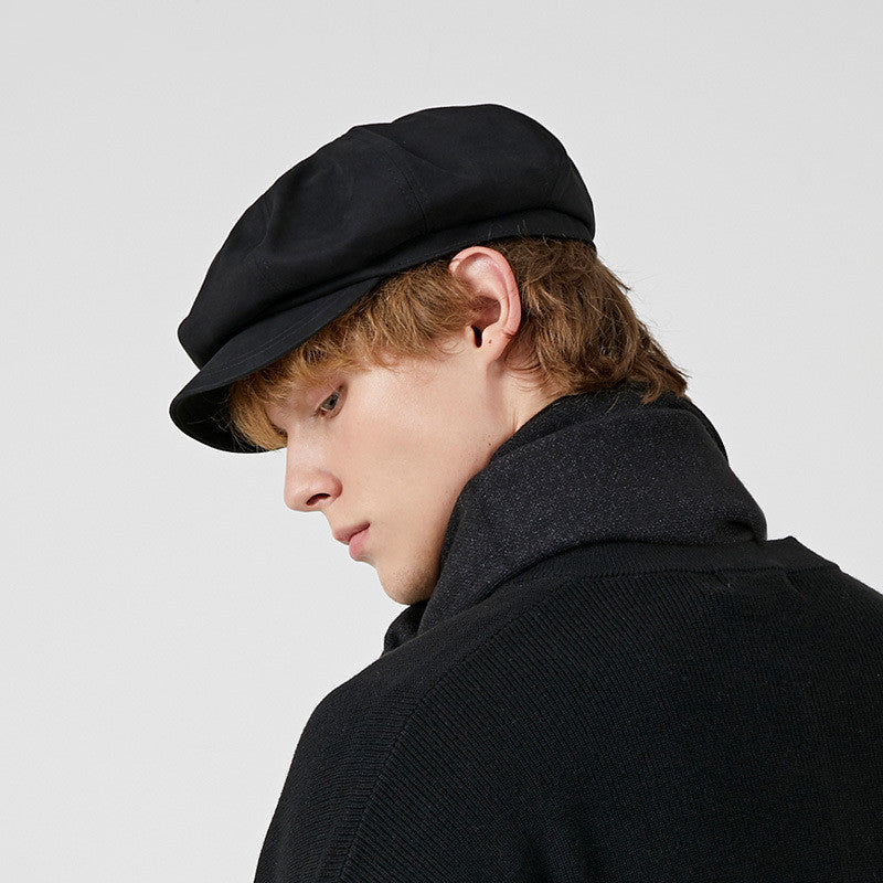 All-Matching Newsboy Painter Cap – British Retro Cotton Octagonal Hat for Men & Women | Warm, Windproof, Sun Protection