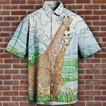 3D Personalized Printing T-Shirt for Men – Summer Loose Lapel Shirt Casual Streetwear Clothing