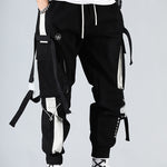 Men’s Harem Beam Pants – Casual Loose-Fit Trousers with Pocket Design, Comfortable Micro-Elastic Canvas Pants