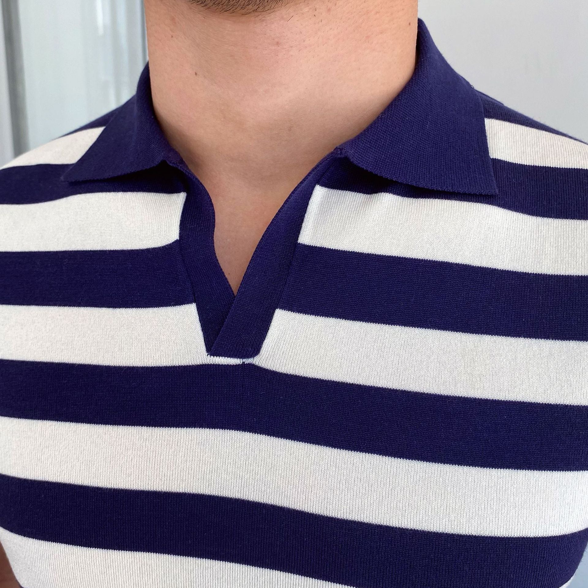 Men’s Versatile Striped Casual Shirt – Lightweight Short Sleeve Summer Top for Everyday Style