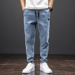 Men’s Fashion Casual Loose Stretch Jeans – Comfortable Cotton Denim Pants for Everyday Wear