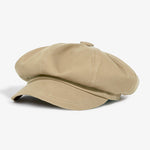 All-Matching Newsboy Painter Cap – British Retro Cotton Octagonal Hat for Men & Women | Warm, Windproof, Sun Protection