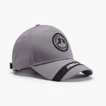 Hard Top Letter Embroidery Baseball Cap – Cotton Adjustable American Style Hat for Men & Women | Breathable Sun Cap