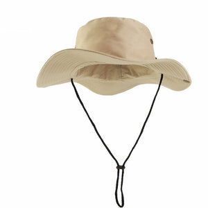 Outdoor Folding Climbing Hat – Men’s Cotton Flat Top Sun Protection Hat | Breathable, Windproof, Adjustable Free Size