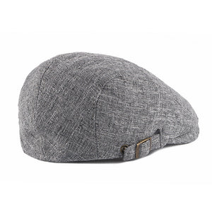 Men’s British Retro Breathable Hat – Simple Cotton Sunshade Cap | Adjustable, Lightweight, Stylish Outdoor Summer Hat