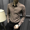Men's Autumn & Winter Long Sleeve Shirt – Casual Loose Fit Daily Wear for Teenagers