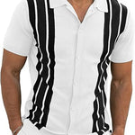 Men’s High-Grade Short-Sleeve Shirt – Summer Casual Cardigan Style Lightweight Top