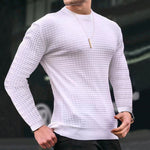 Trend Crew Neck Pullover for Men – Loose Fit Cotton Knit Sweater, Long Sleeve Casual Top