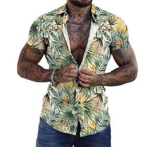3D Personalized Printing T-Shirt for Men – Summer Loose Lapel Shirt Casual Streetwear Clothing