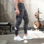 Men’s Sports Trousers – Fitness, Running, and Training Pants with Hanging Towel Design, Cotton, Small-Foot Style