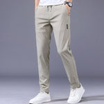 Men's Drawstring Trousers – Thin Casual Pants Korean Style Loose Straight Sweatpants for Summer