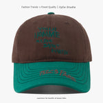 Big Head Circumference Baseball Cap – Fashion Patchwork Cotton Hat for Men | Adjustable Dome Sun Cap