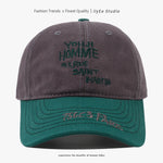 Big Head Circumference Baseball Cap – Fashion Patchwork Cotton Hat for Men | Adjustable Dome Sun Cap