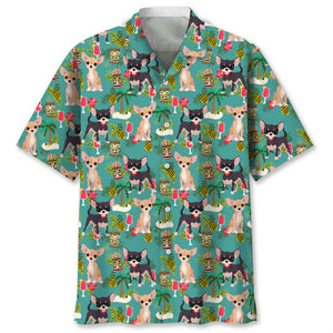 Trendy Cool Vintage Printed Shirt for Men – Slim Fit Short Sleeve Summer Fashion