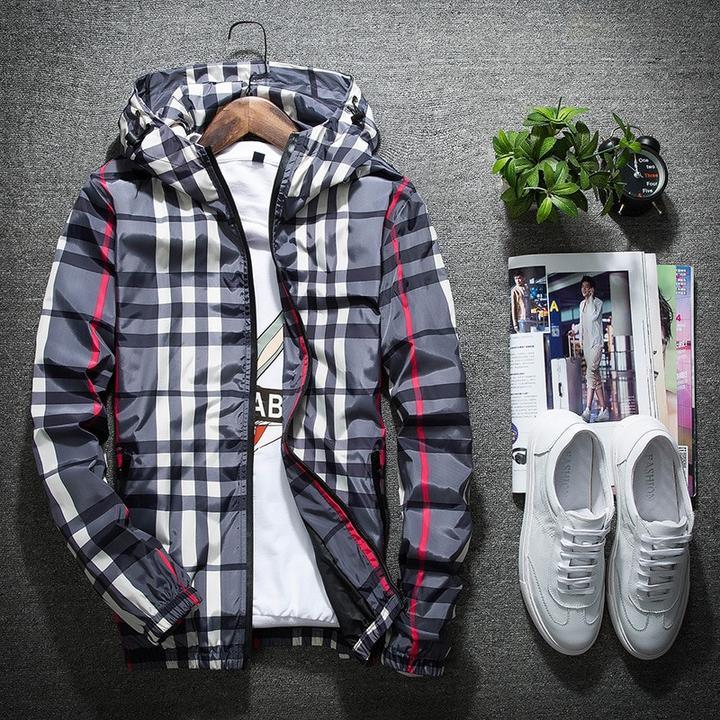 Covrlge Men’s Camouflage Jacket – Hooded Casual Luminous Zipper Coat for Spring Fashion