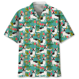 Trendy Cool Vintage Printed Shirt for Men – Slim Fit Short Sleeve Summer Fashion